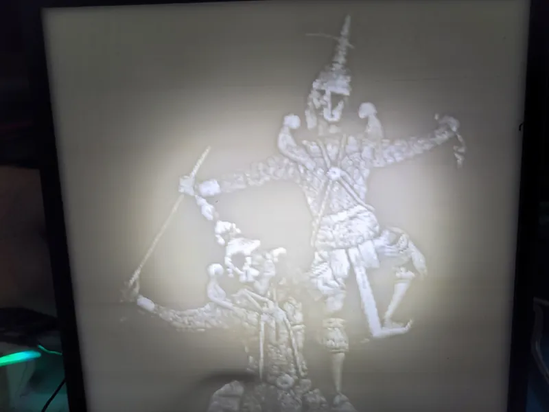 Khon Thai Lithophane