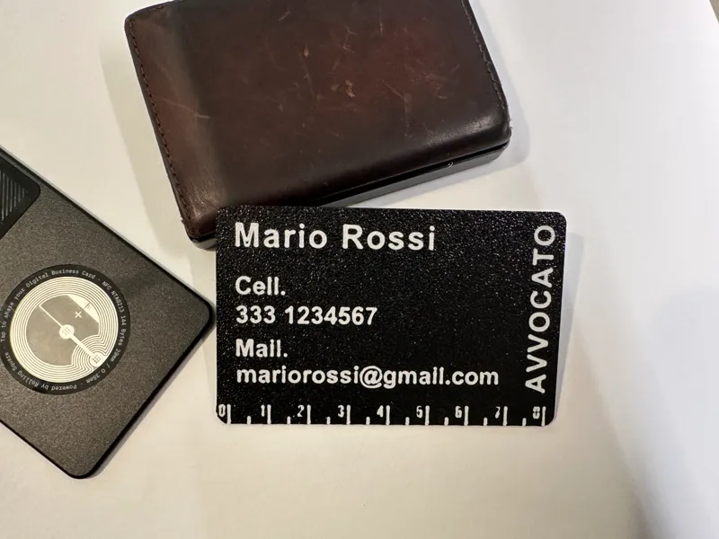 Create your personal Business Card cm version