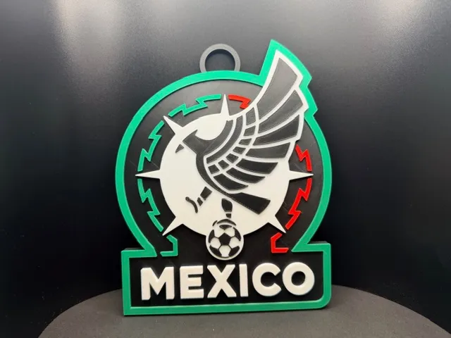 mexico eagle logo chain