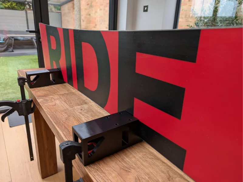 Snowboard Servicing and Waxing Table Mount Holder