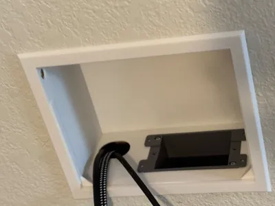 3D printed In-Wall Media Box
