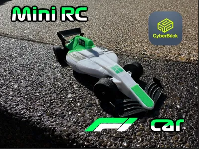 Mini F1 Rc car (cyberbrick)