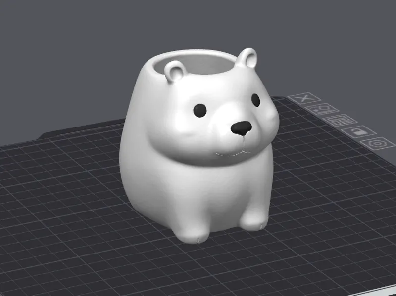 Polar Bear Pen Holder