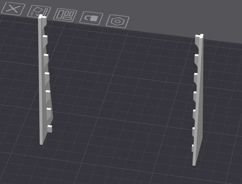 Lithophane Support Helper for 100mmX100mm