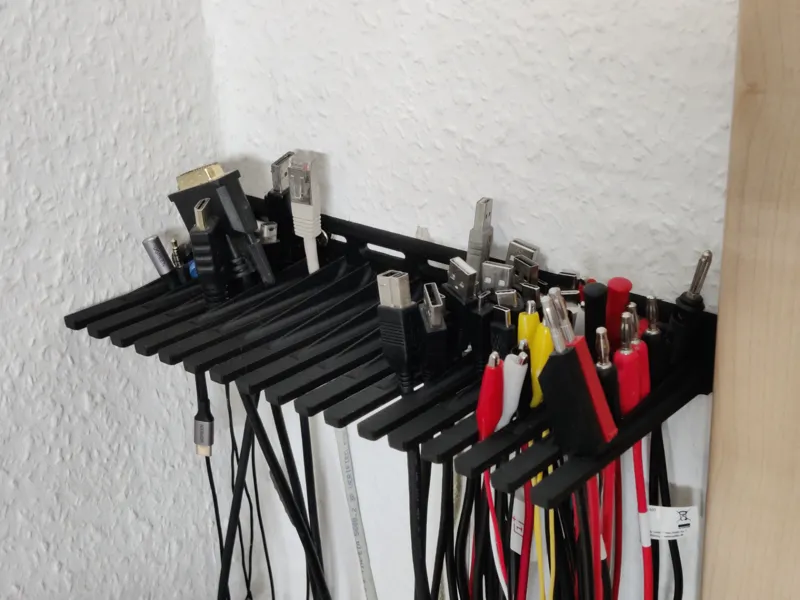 Wall Mount Cable Hanger / Organizer