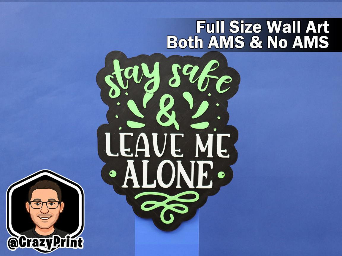 Snarky but Caring Sign / Wall Art - No AMS