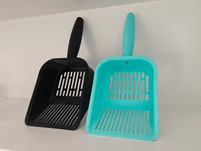 Pet litter scoop