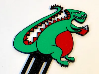 Dino Reading Bookmark