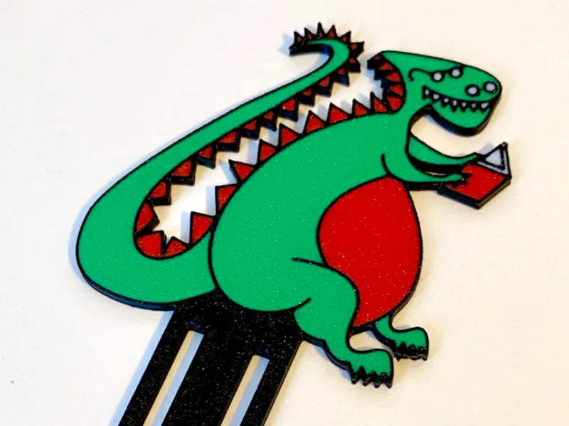Dino Reading Bookmark