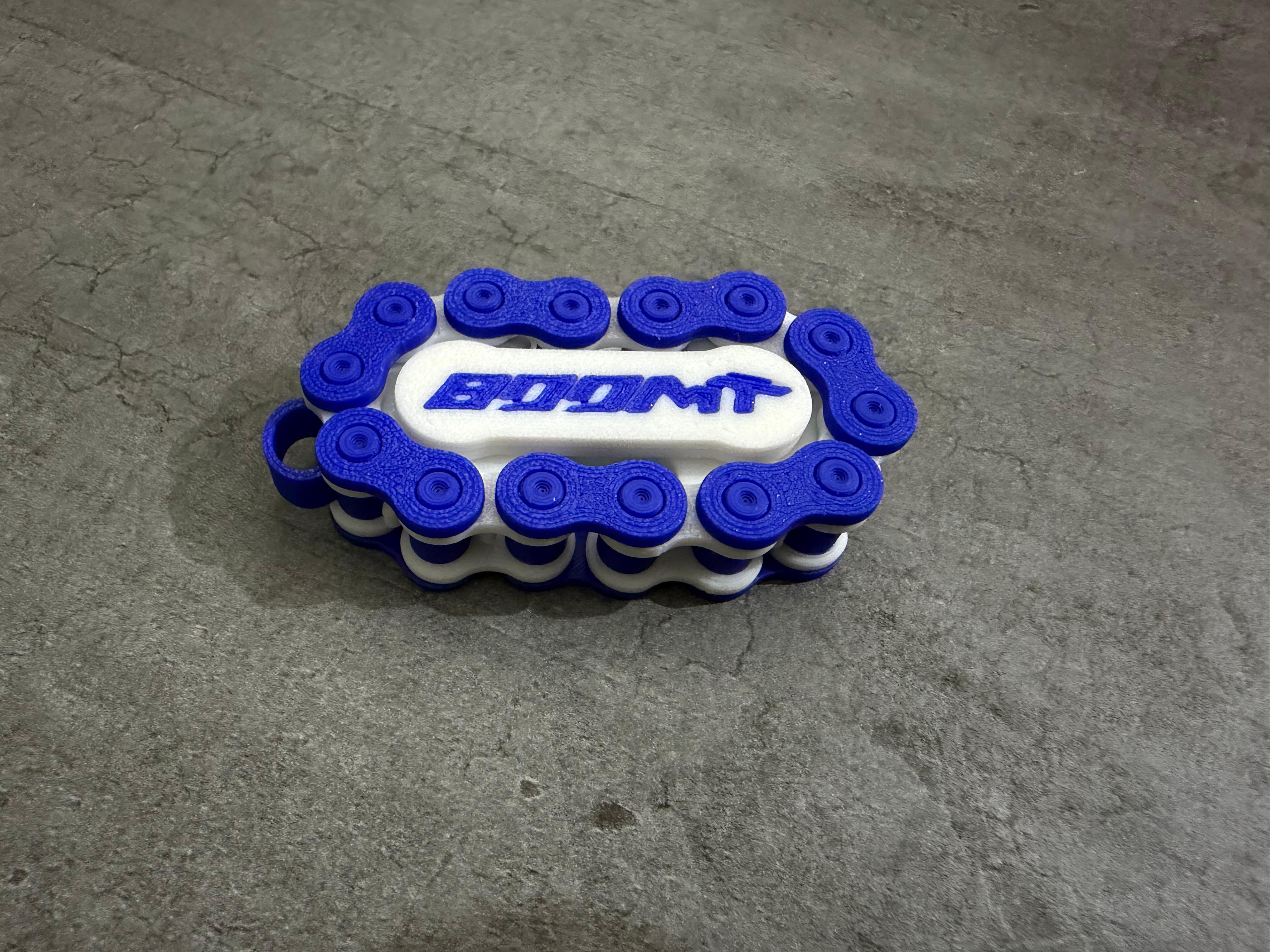 Miniatura 16 do modelo 3D Motorcycle Roller Chain Key Ring