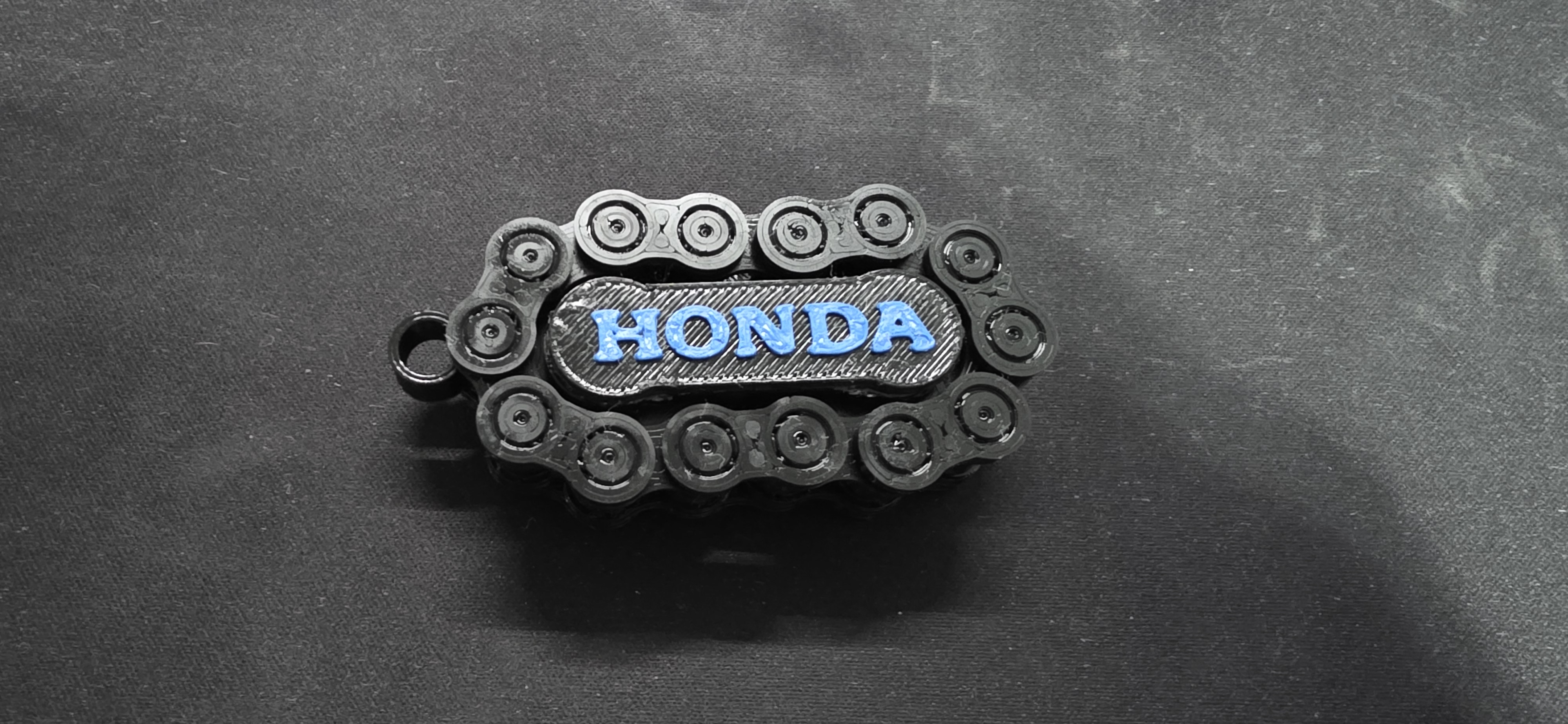 Miniatura 6 do modelo 3D Motorcycle Roller Chain Key Ring