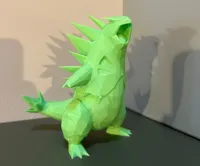 Tyranitar low poly (Pokémon) — photo 1