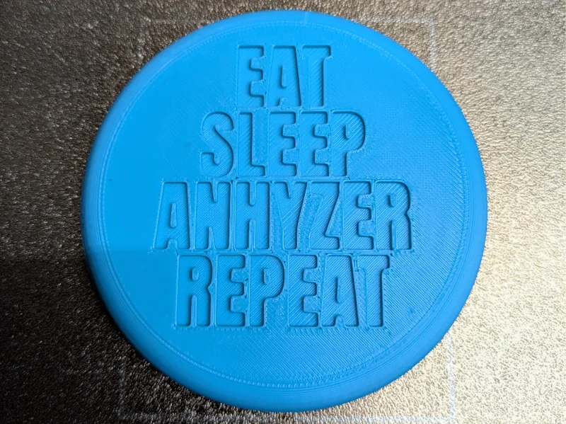 Disc Golf Mini - Eat Sleep Anhyzer Repeat