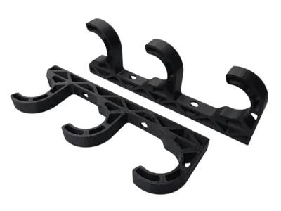 Wall Mount Fishing Rod & Paddle Holder