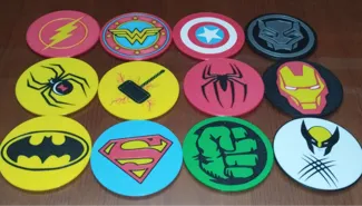 Posavasos Superheroes
