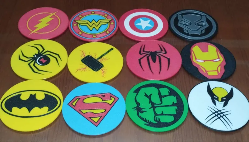 Posavasos Superheroes