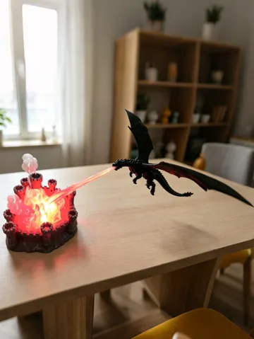 Modelo para impresión 3D: 龙息焚城氛围小夜灯 — vista de referencia 2