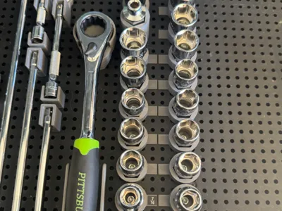 Pittsburgh Pass-thru Socket Set - ToolGrid Style
