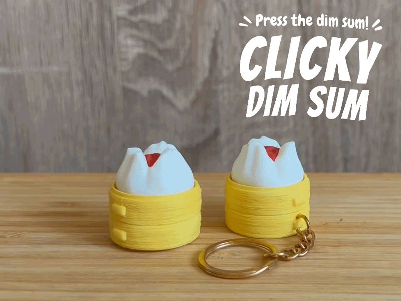 Clicky Dim Sum – Char Siu Bao Fidget Toy