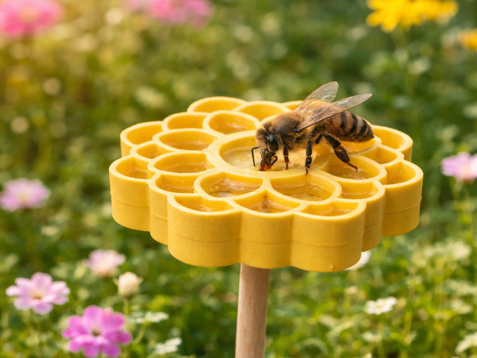 Miniatura 1 do modelo 3D Insektentränke - Bee Water Feeder - Wasserstelle