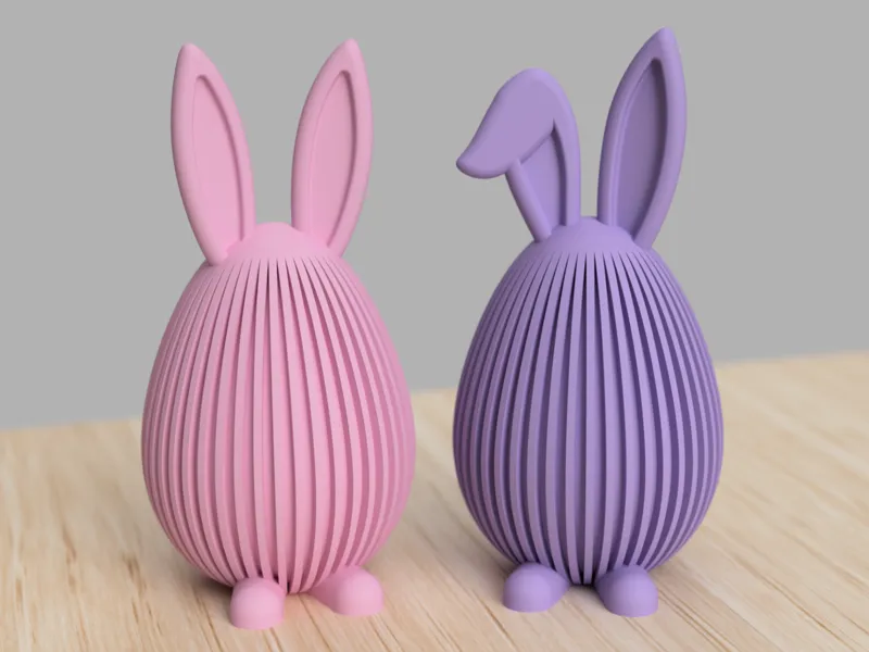 Easter Egg with ears