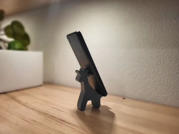 Support téléphone girafe