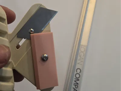 Compact Logan Mat cutter foam board attachment