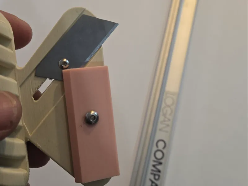 Compact Logan Mat cutter foam board attachment