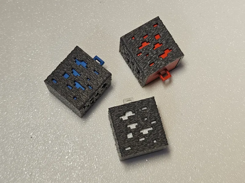 NO AMS - MINECRAFT ORE - KEYCHAIN