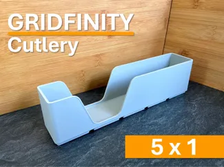 5x1 Gridfinity Besteck Organizer