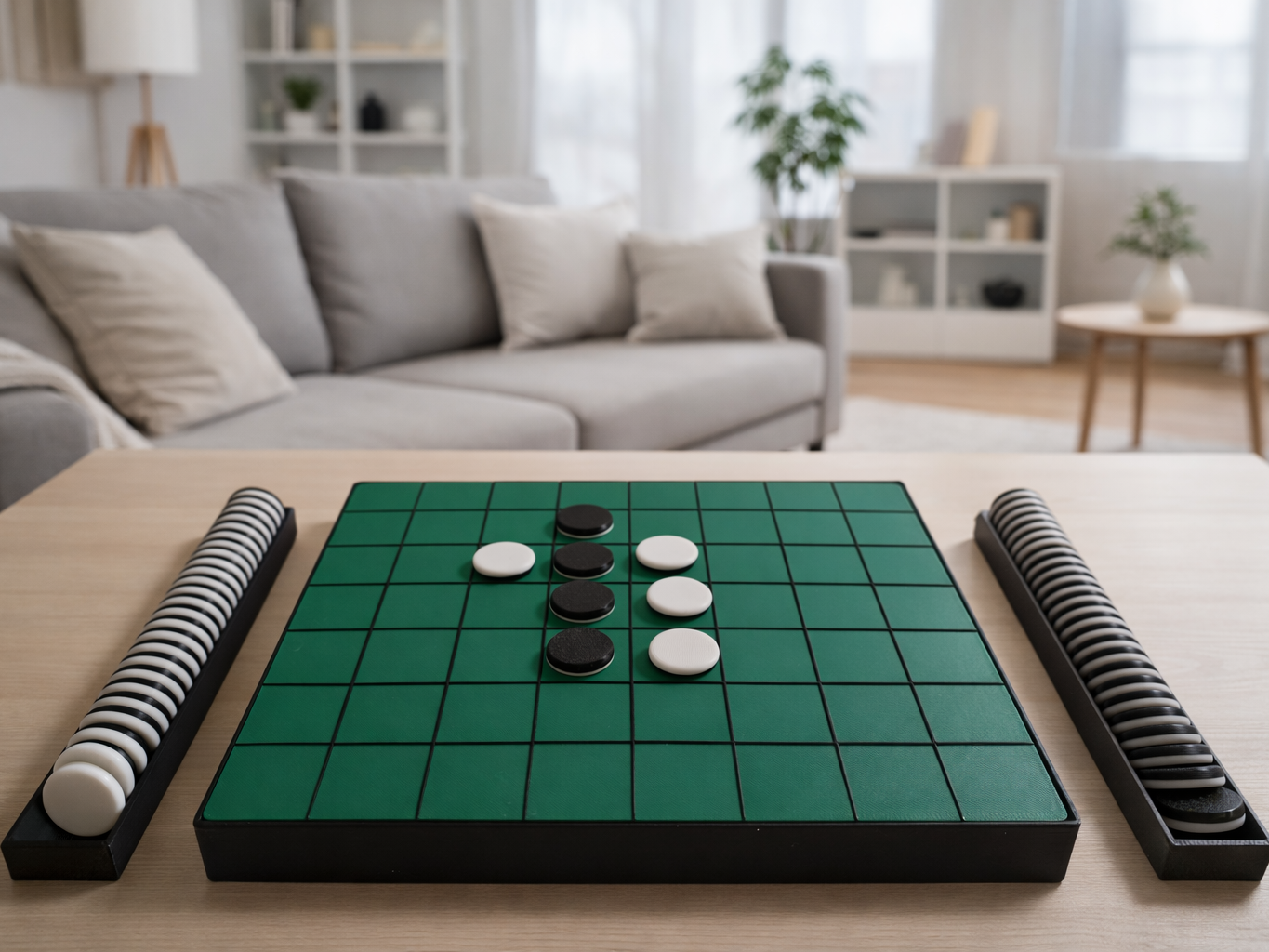 Portable  Othello (Reversi) Modern design with box