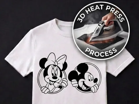 Accesorio para impresora 3D: Mickey & Minnie Mouse - T-shirt Print — referencia de MakerWorld