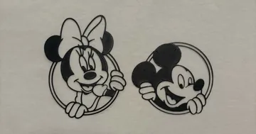 Accesorio para impresora 3D: Mickey & Minnie Mouse - T-shirt Print — vista de referencia 2