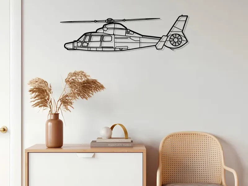 Eurocopter Daulphin silhouette