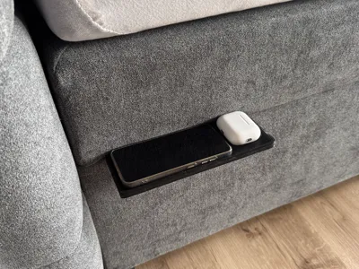 Box Spring Bed Clamp-On Nightstand