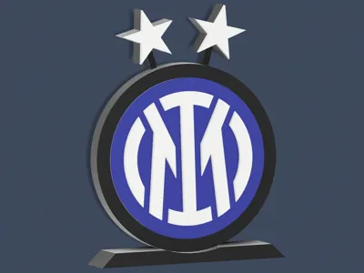 Inter (2 star) Logo Desk Stand
