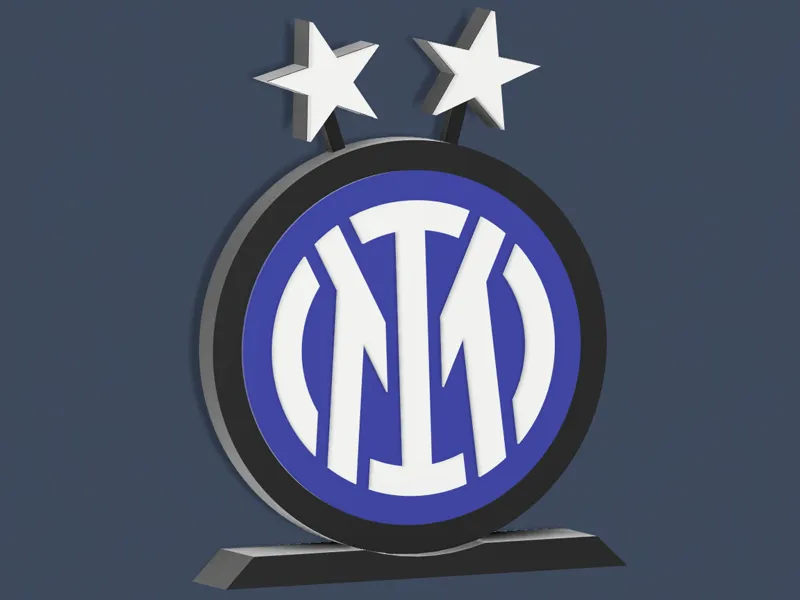 Inter (2 star) Logo Desk Stand