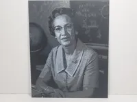 Kathrine Johnson Portrait - 3-Color Grayscale V1