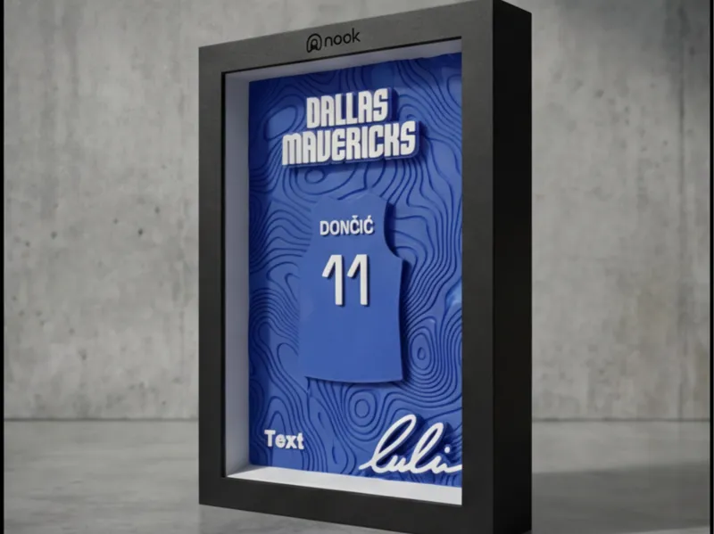 Customizable Nook Frame – Dallas Mavericks Dončić