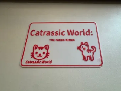 Catrassic World Sign