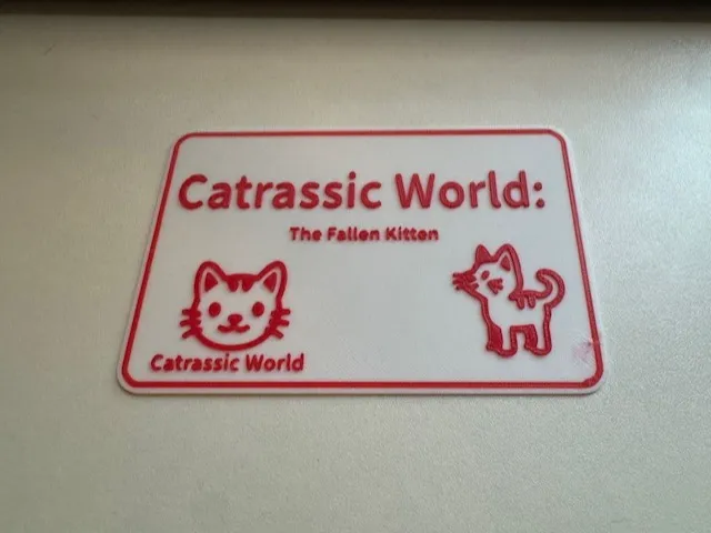 Catrassic World Sign