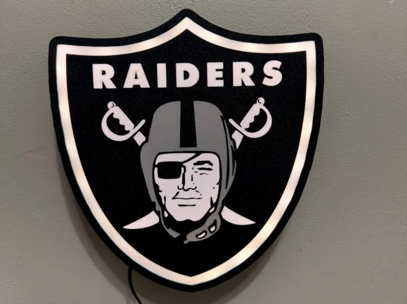 Raiders Lightbox