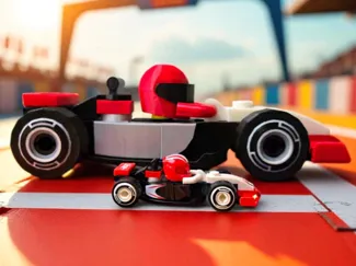 300% Brickbuilt F1Collectible Race Car, #71049