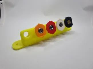 Wall-Mounted Pressure Washer Nozzle Holder 0°–65°