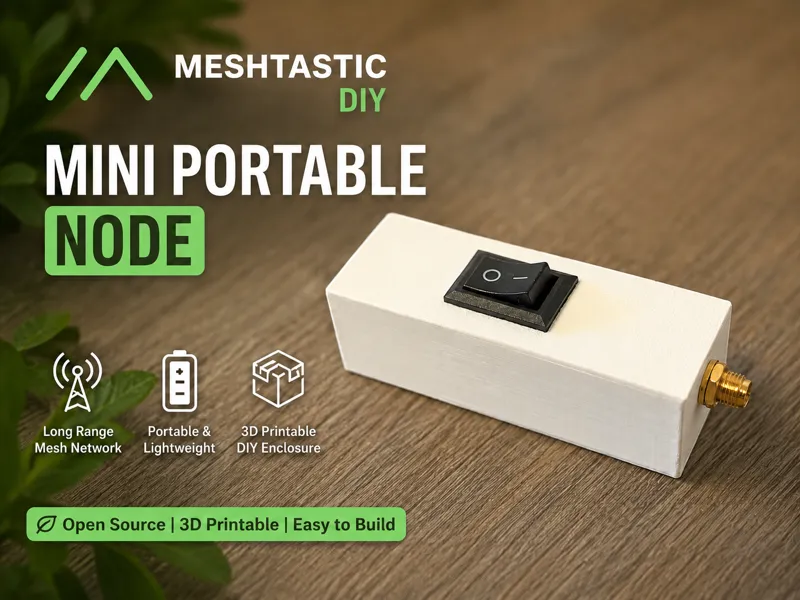 DIY Mini Portable Node for Meshtastic