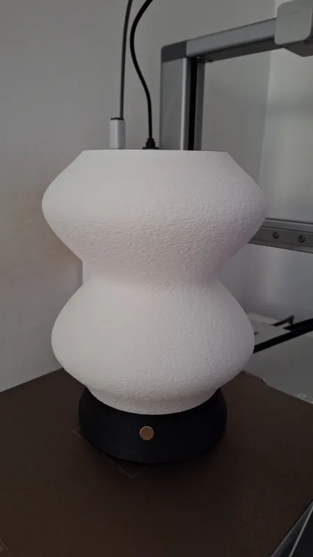 Retro Hourglass 3D Printed Lamp