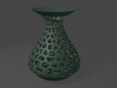 Organic Mesh Vase