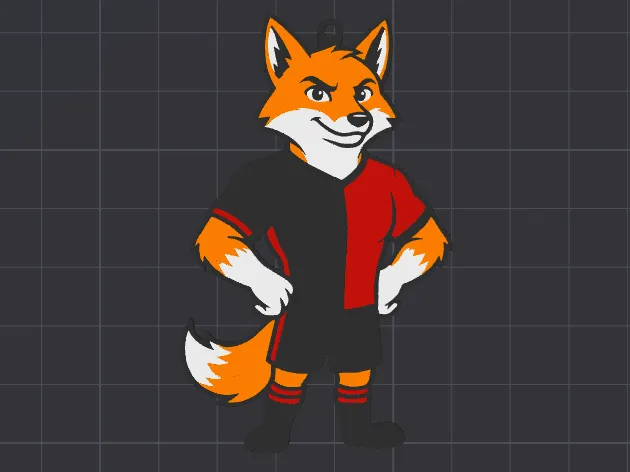 llavero zorros del atlas 4 colores