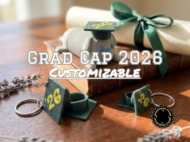 Graduation Cap 2026 Earring and Keychain