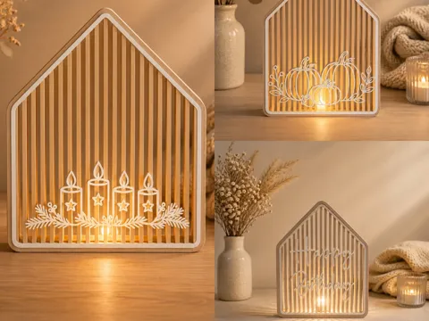 Letrero o emblema decorativo: Lichthaus Lighthouse Wechselbare Front — referencia de MakerWorld